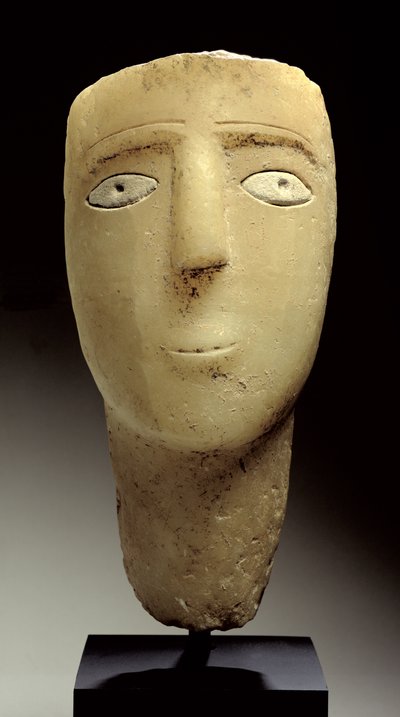 Male head by Sabaean